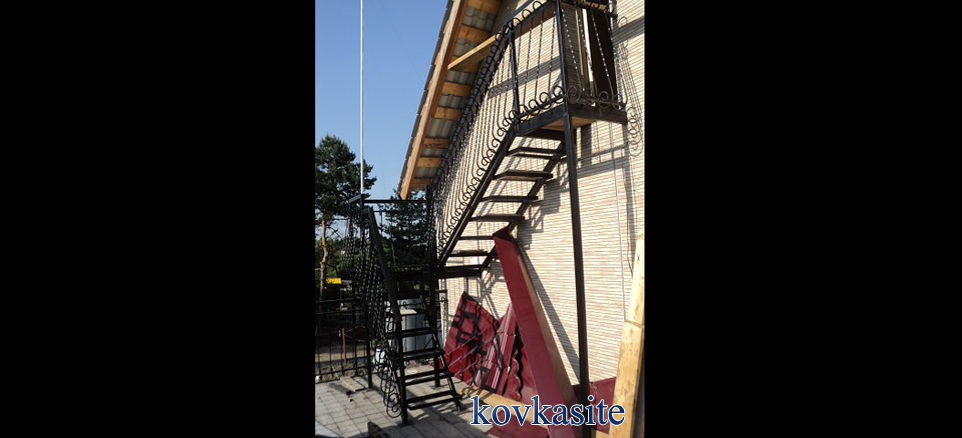 кованые металлические лестницы в москве №2